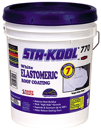 (image for) Roof Coat Elastomeric Wht 5gl