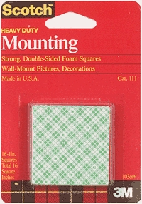(image for) Mounting Tape 1" Square 16/Cd