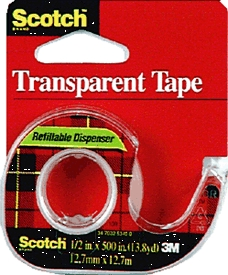 (image for) Tape Transparent 1/2"x450"