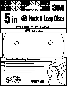 (image for) Disc Dust-Free 5"5-Hole Fine