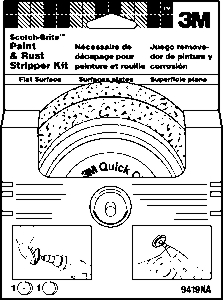 (image for) Paint Stripper Kit Scotchbrite