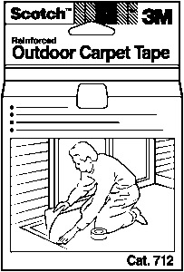 (image for) Carpet Tape Reinforced Outdoor