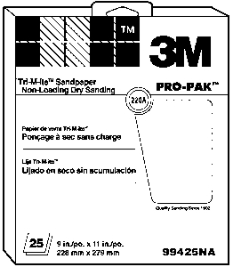 (image for) Sand/P Frecut 9x11" 220a 25/Pk