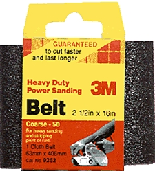 (image for) Sanding Belts: Belts, Heavy Duty