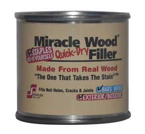 (image for) Wood Filler 4 Oz Miracle Wood