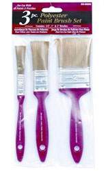 (image for) Paint Brush Set Polyester 3pc