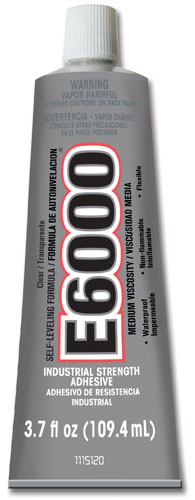 (image for) Adhesive 3.7 Oz E-6000 Clear