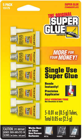 (image for) Super Glue 5pk Single Use