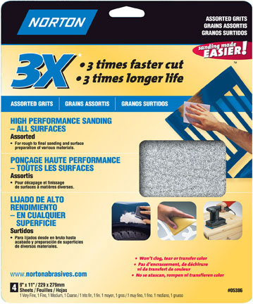 (image for) Sanding Sheets Asst 3x-9x11