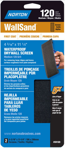 (image for) Drywall Screen 120-Grit 2/Pk