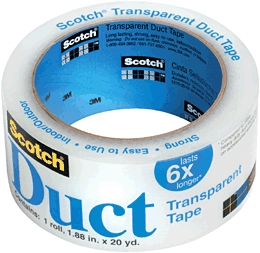(image for) Duct Tape 2"x20yd Transparent