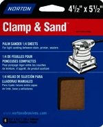 (image for) Sandpaper 4-1/2x5-1/2"fine 6pk