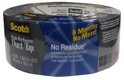 (image for) Duct Tape 1.88"x20yd No Resdue
