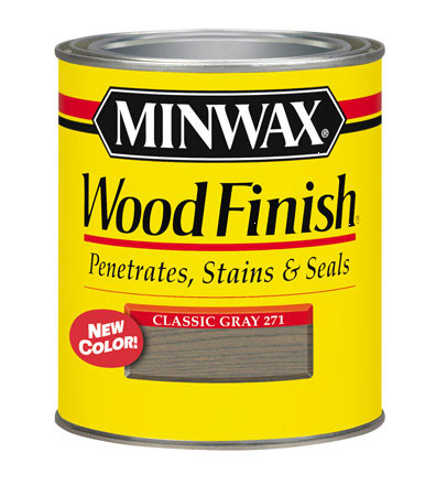 (image for) Stain Minwax Classic Gray Qt