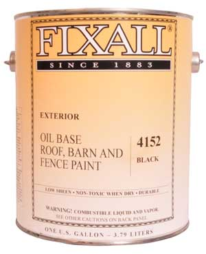 (image for) Paint Roof/Barn Oil Black Gl