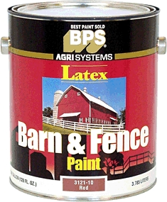(image for) Paint Barn/Fence Latex Red Gl