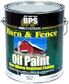 (image for) Paint Barn Oil Mildew White Gl