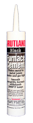 (image for) Furnance Cement 10.3 Oz Black