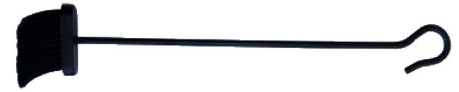 (image for) Fireplace Brush 30" Black