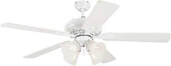 (image for) Ceiling Fan 52" Swirl White