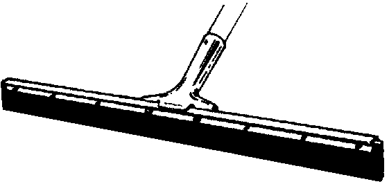 (image for) Squeegee Floor 36" Str Steel