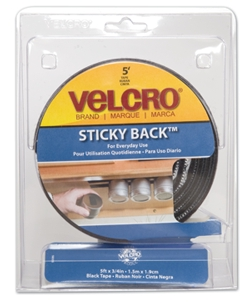 (image for) Velcro 3/4"x5' Black