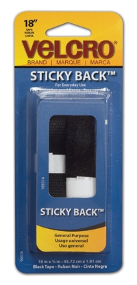 (image for) Velcro 3/4"x18" Black