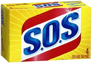 (image for) Scouring Pad Sos 4/Pk