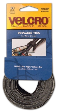(image for) Velcro Tie 1/2"x8" 50/Cd