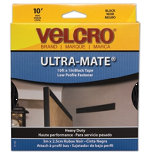 (image for) Velcro 1"x10' Ultra-Mate Blk