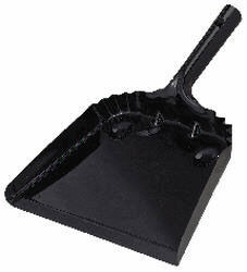 (image for) Dust Pan Hvy-Dty Steel Black