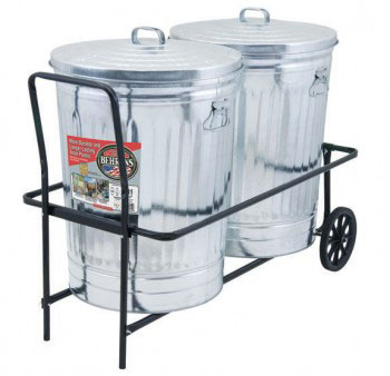 (image for) Trash Can Carts; Bag Holders, Racks