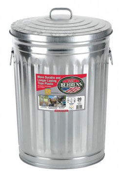 (image for) Trash Cans: Outdoor, Metal