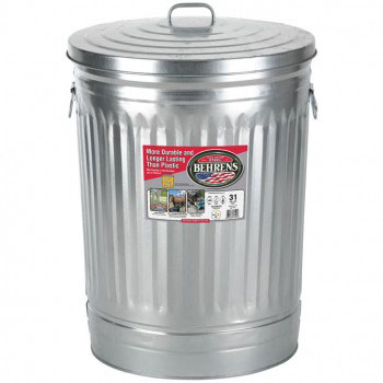 (image for) Trash Cans: Outdoor, Metal