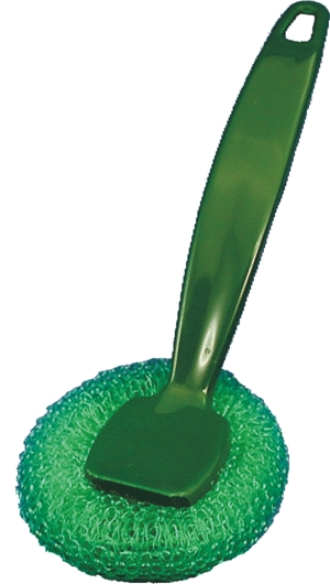 (image for) Brush Scrubber Plastc W/Scrapr