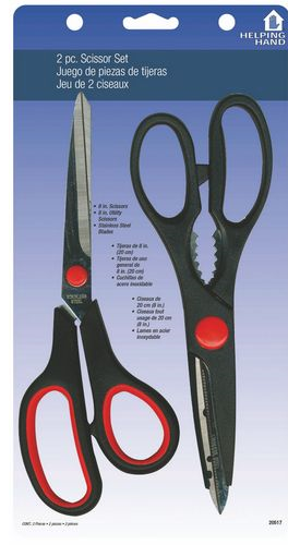 (image for) Scissors 8" Assorted 2pk