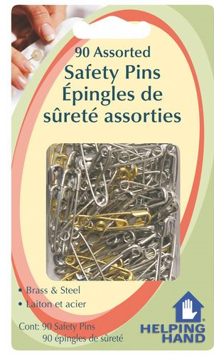 (image for) Safety Pins Assorted 90pc