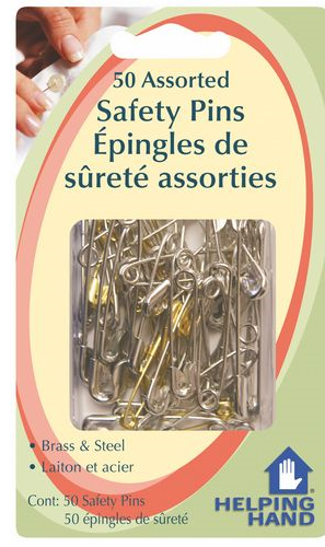 (image for) Safety Pins Assorted 50pcs