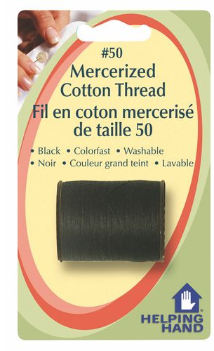(image for) Thread Cotton Mercerized Black