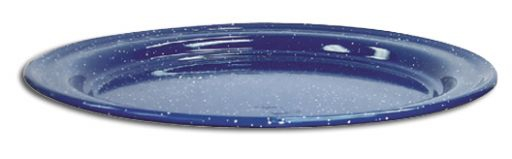 (image for) Plate 10" Blue Enamel