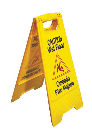 (image for) Caution Sign "wet Floor" Yellw