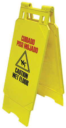 (image for) Caution Sign "wet Floor" Yellw