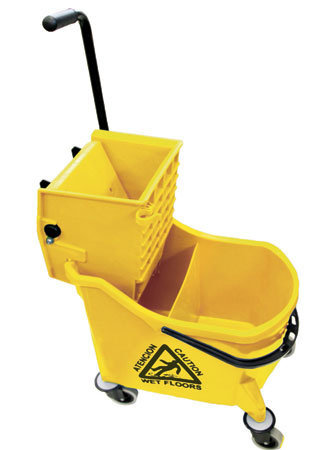 (image for) Mop Wringer Pail 36-Qt Side Yl