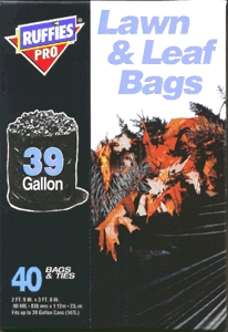 (image for) Lawn/Leaf Bag 39gl Black 40bx