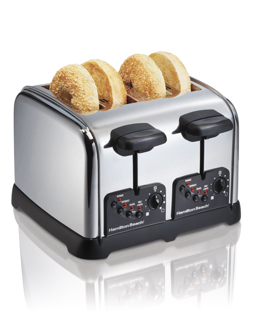 (image for) Toaster Bagel 4-Slice Chrome