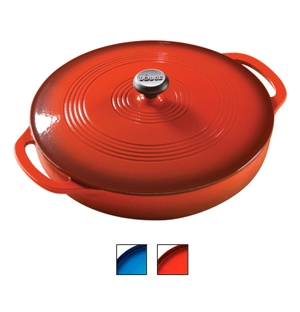 (image for) Casserole 3-Qt Red Enamel