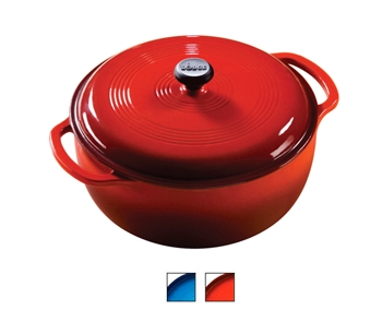 (image for) Dutch Oven 3-Qt Red Enamel