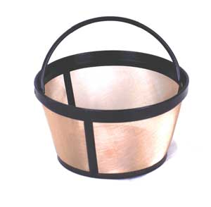 (image for) Coffee Filter Gold Tone Basket - Click Image to Close