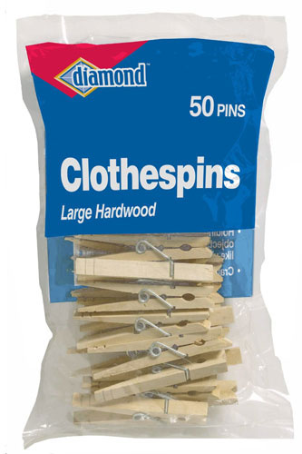 (image for) Clothes Pins: Wooden, Plastic