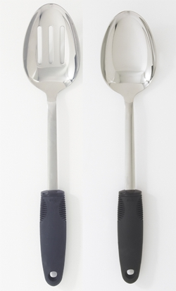 (image for) Kitchen Spoons: Plain & Slotted